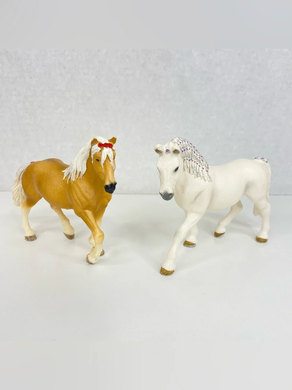 Schleich & Breyer Horse Lot Rearing Mustang Haflinger Lippizaner Unicorn Reeves